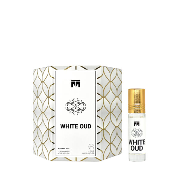 White oud perfume oil x 6